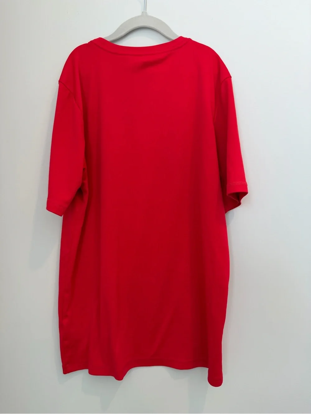Adidas Boy’s Red Short Sleeve Tee with Black Logo